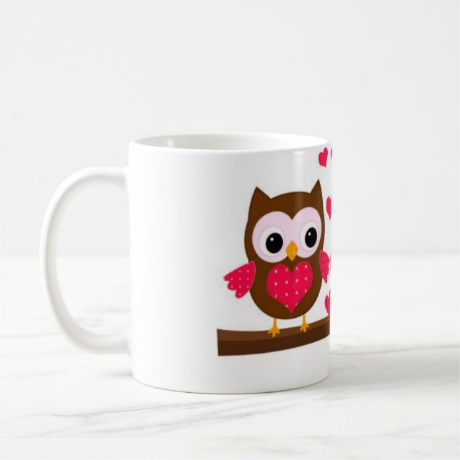 Uggla Kaffemugg (Vänster)