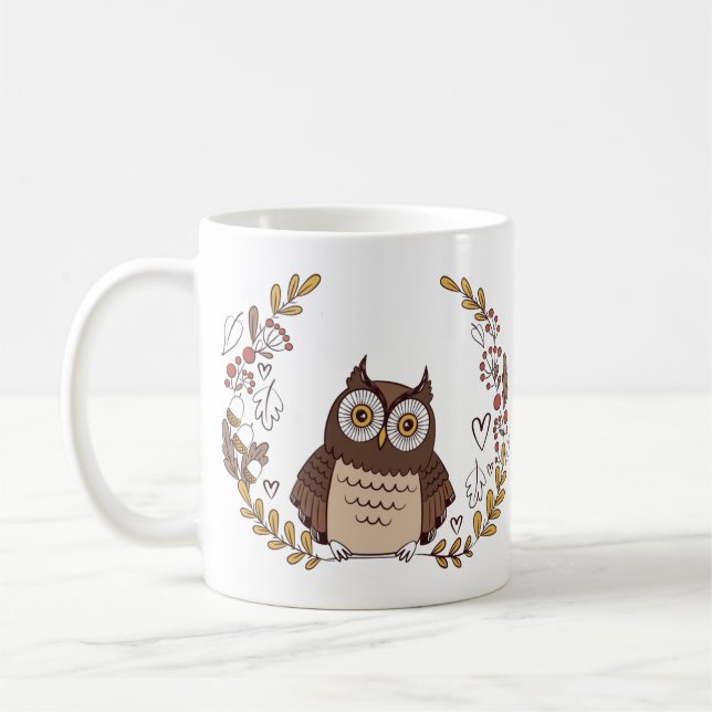 Uggla Kaffemugg (Vänster)