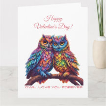 Uggla Kärlek er för Ugglor-Alla hjärtans dag
