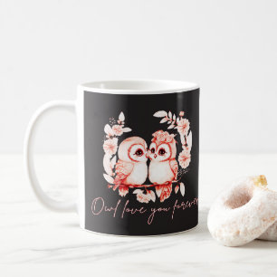 Uggla Kärlek för alltid Kaffemugg