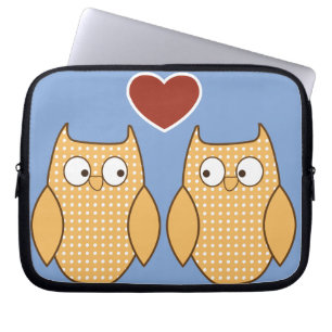 Uggla kärlek laptop sleeve