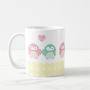 UGGLA KÄRLEK :: mjuk flicka + pojke Kaffemugg