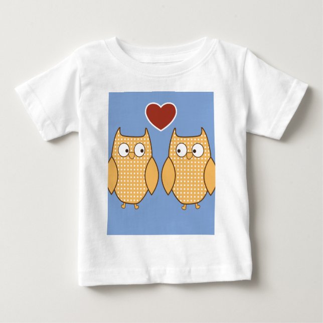 Uggla kärlek tee shirt (Framsida)