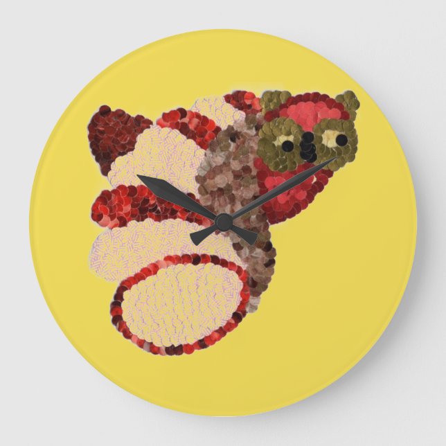 Uggla Kitchen Clock Stor Klocka (Framsida)