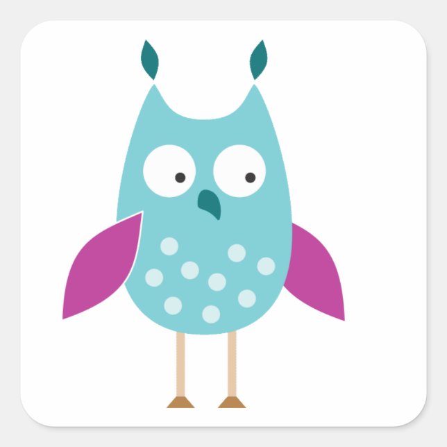 Uggla klistermärken (Framsida)