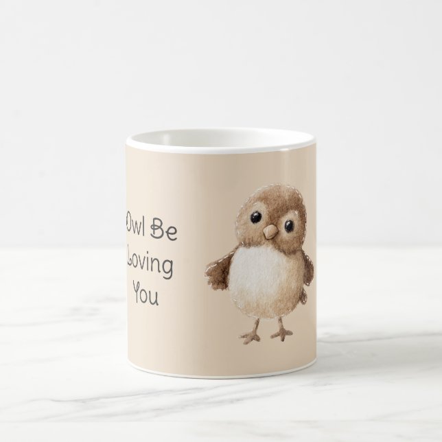 Uggla Kommer Att Älska Dig Kaffemugg (Center)