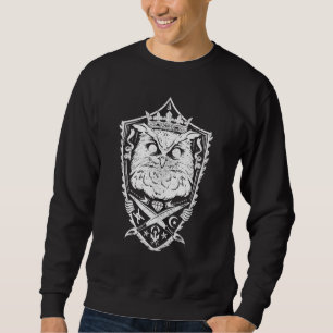 Uggla Kung i nattbuggen Aesthetic Spirit Anim Lång Ärmad Tröja