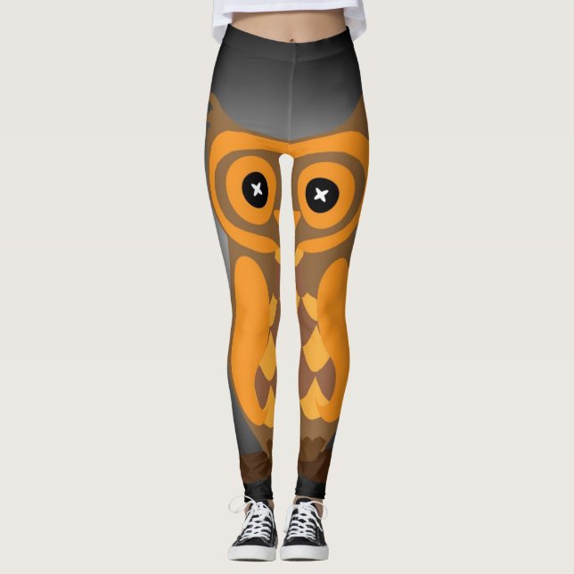 Uggla Kvinnors förband Leggings (Framsida)