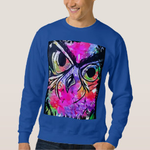 Uggla Lång Ärmad Tröja