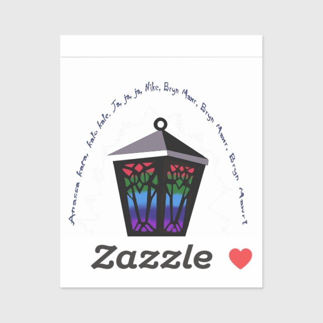 Uggla Lantern Sticker Klistermärken (Ark)