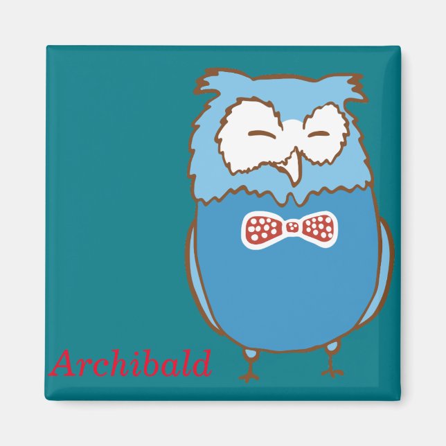 Uggla Magnet (Framsidan)