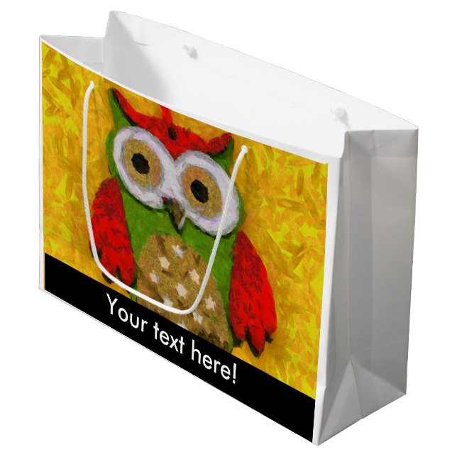 Uggla målning (Framsidan Vinklad)