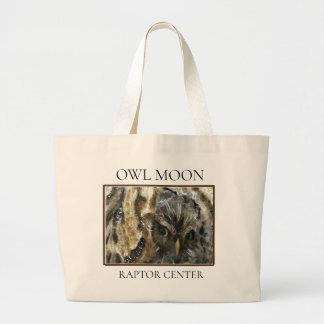 Uggla Måne Raptor Center Market Tote Bag Jumbo Tygkasse