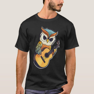 Uggla med en gitarr ,Uggla T Shirt