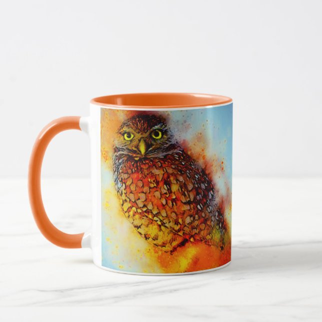 Uggla med fläckar mugg (Vänster)