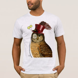 Uggla med Top hat 3 T-shirt