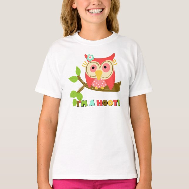 Uggla mig förmiddag en dyft t-shirt (Framsida)