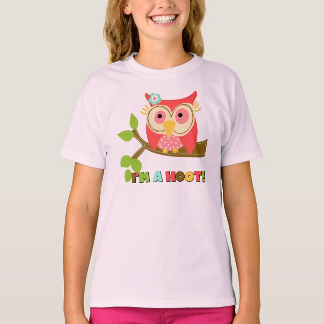 Uggla mig förmiddag en dyft t-shirt (Framsida)