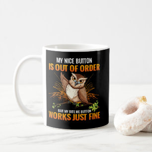 Uggla min Niceknapp är ur funktion, men min Bita Kaffemugg