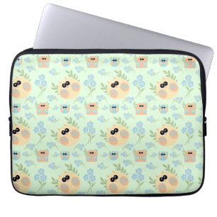 uggla mönster laptop fodral