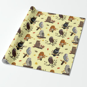 Uggla Mönster Presentpapper