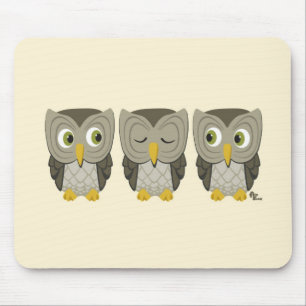 Uggla Mousepad Musmatta