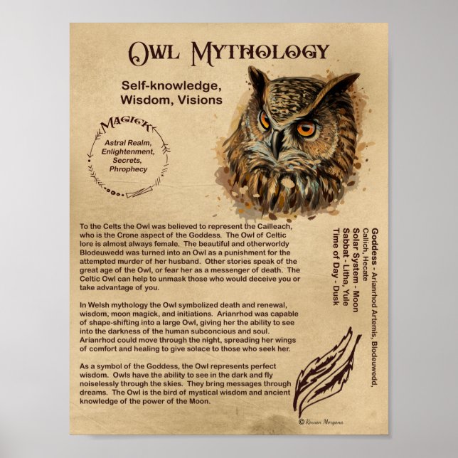 UGGLA MYTHOLOGY POSTER (Framsidan)