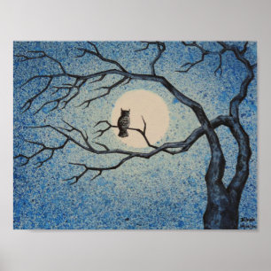 Uggla Nattvakt Poster