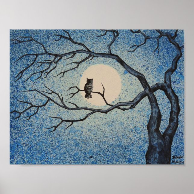 Uggla Nattvakt Poster (Framsidan)