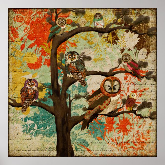 Uggla Oak Art Poster (Framsidan)