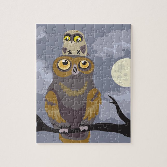 Uggla och Baby~puzzle Pussel (Vertikal)