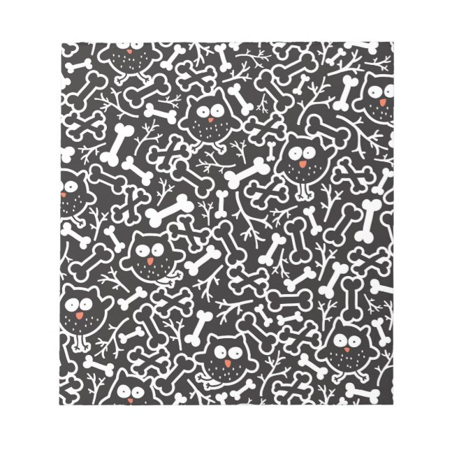 Uggla och ben anteckningsblock (Framsida)