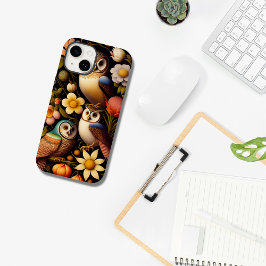 Uggla och blommor | Modern Haeckel