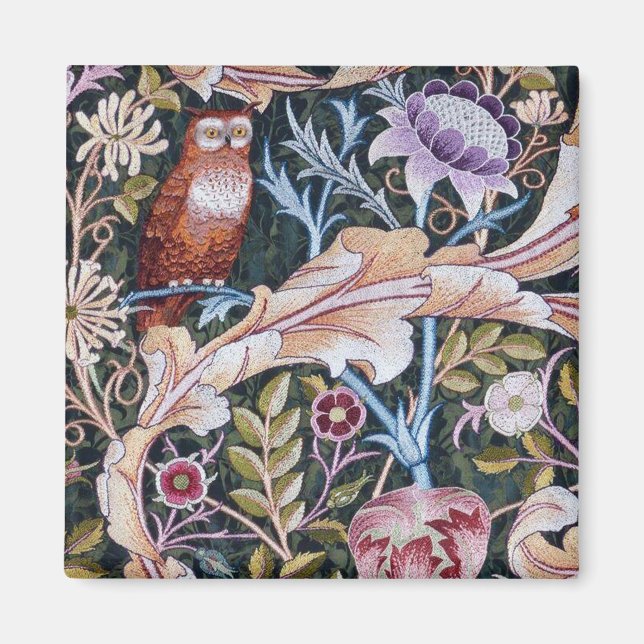 Uggla och Flowers, William Morris Magnet (Framsidan)