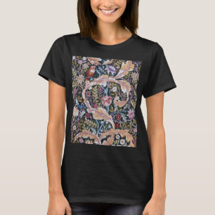 Uggla och Flowers, William Morris T Shirt