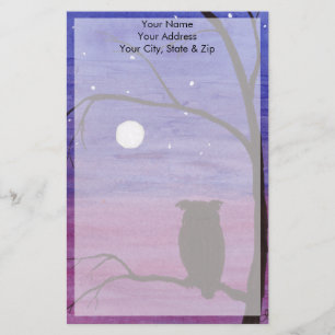 Uggla och Full Moon Brevpapper
