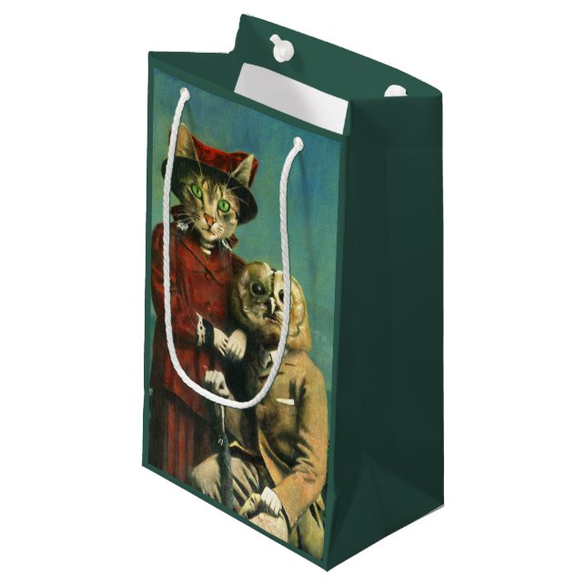 Uggla och Pussy Cat Gift-blocket (Framsidan Vinklad)