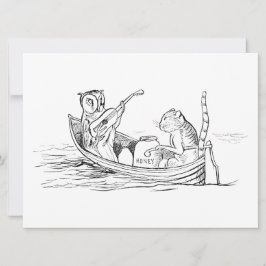 Uggla och Pussycat (av Edward Lear) Kort