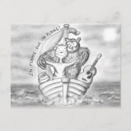 Uggla och Pussycat-kanalen Titanic Vykort