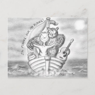 Uggla och Pussycat-kanalen Titanic Vykort