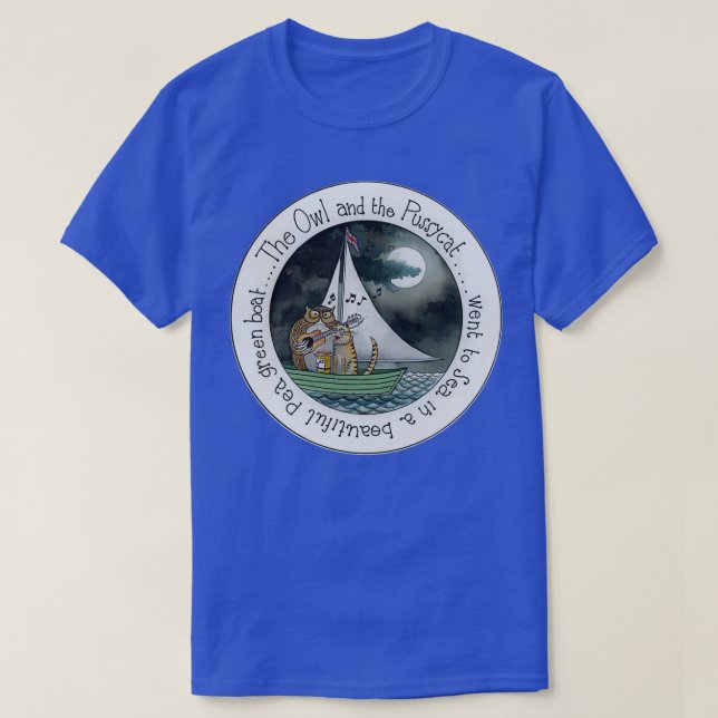 Uggla och Pussycat T Shirt (Design framsida)