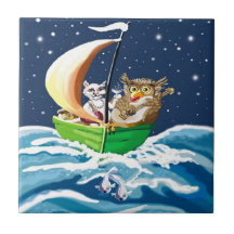 Uggla och pusycat Edward Lear