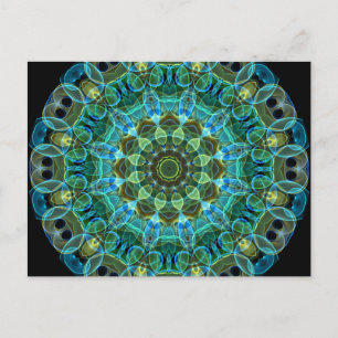 Uggla Öga kaleidoskop Vykort