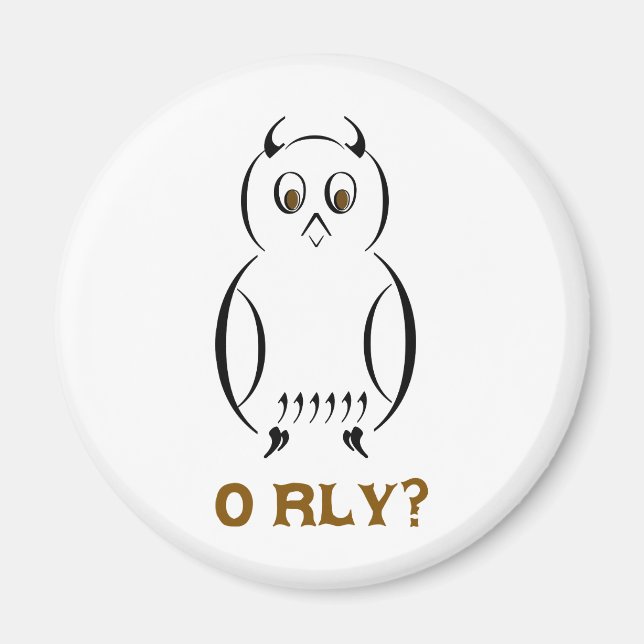 Uggla O'Rly Magnet (Framsidan)