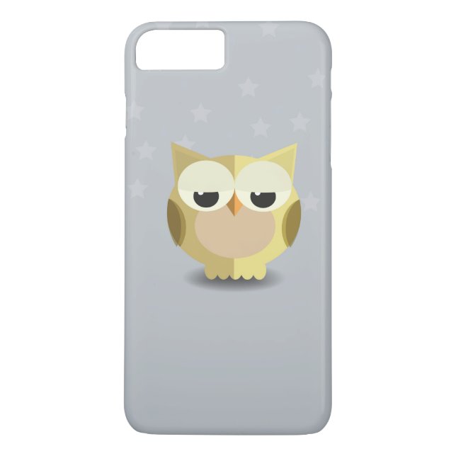 Uggla på en stary bakgrundsillustration Case-Mate iPhone skal (Baksida)