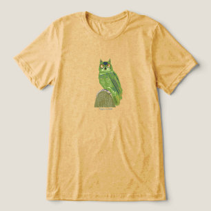 Uggla på kaktus t shirt
