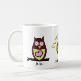 Uggla par-årsdagen Mugg