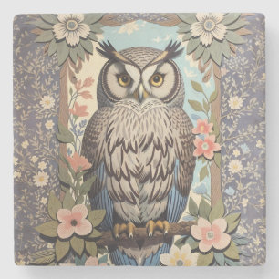 Uggla Pastel Blommigt William Morris Inspired Stenunderlägg