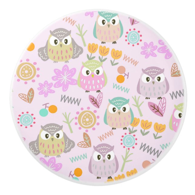 Uggla Pastel Rosa Knopp (Framsidan)