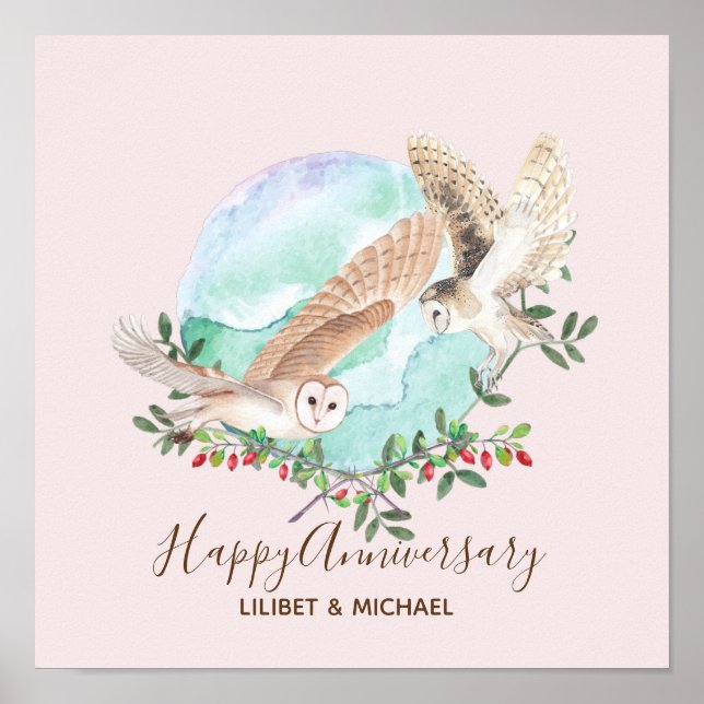 Uggla Personlig Poster (Framsidan)